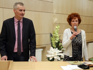 A hónap diákjainak köszöntése - fotó: Sándor Judit