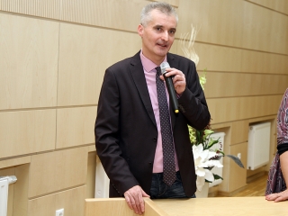 A hónap diákjainak köszöntése - fotó: Sándor Judit