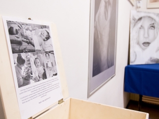 Edo "firkák" kiállítás a Rosti gimiben - fotó: Ónodi Zoltán