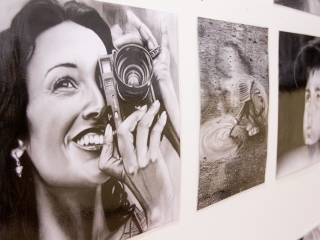 Edo "firkák" kiállítás a Rosti gimiben - fotó: Ónodi Zoltán