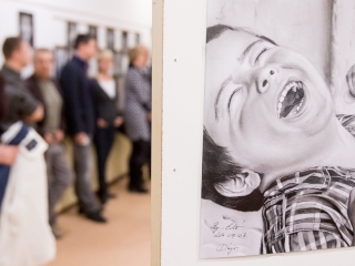 Edo "firkák" kiállítás a Rosti gimiben - fotó: Ónodi Zoltán