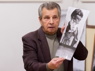 Edo "firkák" kiállítás a Rosti gimiben - fotó: Ónodi Zoltán