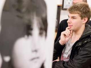 Edo "firkák" kiállítás a Rosti gimiben - fotó: Ónodi Zoltán