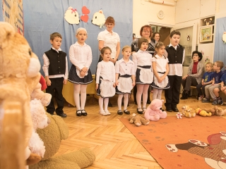 Mackó kiállítás a Mesevár óvodában - fotó: Ónodi Zoltán