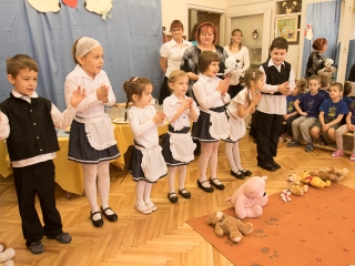 Mackó kiállítás a Mesevár óvodában - fotó: Ónodi Zoltán