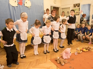 Mackó kiállítás a Mesevár óvodában - fotó: Ónodi Zoltán