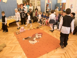 Mackó kiállítás a Mesevár óvodában - fotó: Ónodi Zoltán