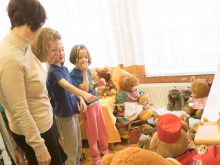 Mackó kiállítás a Mesevár óvodában - fotó: Ónodi Zoltán