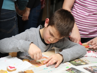 Mikulás az MMK-ban - fotó: Sándor Judit