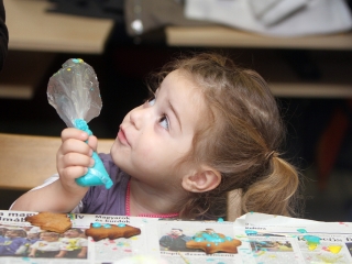 Mikulás az MMK-ban - fotó: Sándor Judit