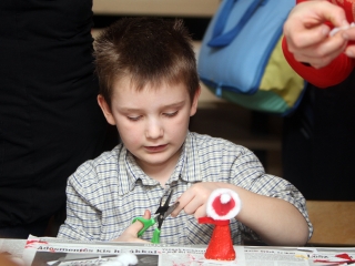 Mikulás az MMK-ban - fotó: Sándor Judit