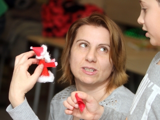 Mikulás az MMK-ban - fotó: Sándor Judit