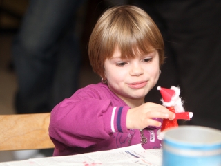 Mikulás az MMK-ban - fotó: Sándor Judit