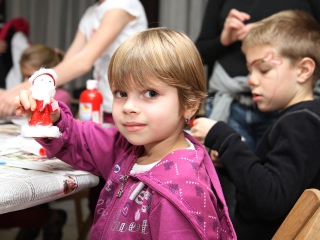 Mikulás az MMK-ban - fotó: Sándor Judit