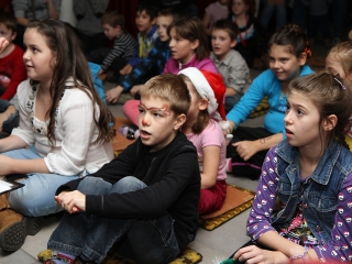 Mikulás az MMK-ban - fotó: Sándor Judit