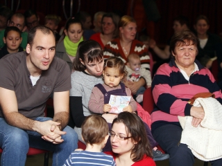 Mikulás az MMK-ban - fotó: Sándor Judit