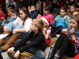 Mikulás az MMK-ban - fotó: Sándor Judit