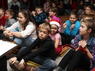 Mikulás az MMK-ban - fotó: Sándor Judit