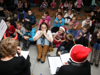 Mikulás az MMK-ban - fotó: Sándor Judit