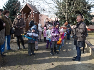 Kiszebáb égetés a Bóbita Óvodában - fotó: Ónodi Zoltán