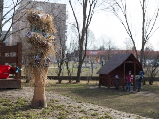 Kiszebáb égetés a Bóbita Óvodában - fotó: Ónodi Zoltán