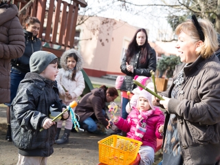 Kiszebáb égetés a Bóbita Óvodában - fotó: Ónodi Zoltán
