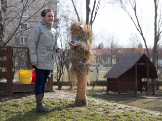 Kiszebáb égetés a Bóbita Óvodában - fotó: Ónodi Zoltán