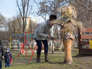 Kiszebáb égetés a Bóbita Óvodában - fotó: Ónodi Zoltán