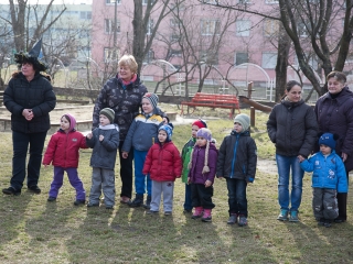 Kiszebáb égetés a Bóbita Óvodában - fotó: Ónodi Zoltán