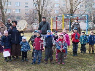 Kiszebáb égetés a Bóbita Óvodában - fotó: Ónodi Zoltán