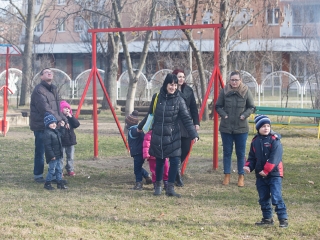 Kiszebáb égetés a Bóbita Óvodában - fotó: Ónodi Zoltán