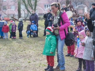 Kiszebáb égetés a Bóbita Óvodában - fotó: Ónodi Zoltán