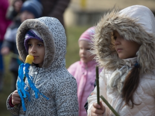 Kiszebáb égetés a Bóbita Óvodában - fotó: Ónodi Zoltán