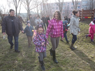 Kiszebáb égetés a Bóbita Óvodában - fotó: Ónodi Zoltán