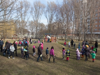 Kiszebáb égetés a Bóbita Óvodában - fotó: Ónodi Zoltán