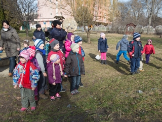Kiszebáb égetés a Bóbita Óvodában - fotó: Ónodi Zoltán