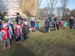 Kiszebáb égetés a Bóbita Óvodában - fotó: Ónodi Zoltán