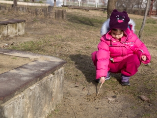 Kiszebáb égetés a Bóbita Óvodában - fotó: Ónodi Zoltán