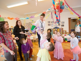 Kiszebáb égetés a Bóbita Óvodában - fotó: Ónodi Zoltán