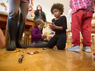 Kiszebáb égetés a Bóbita Óvodában - fotó: Ónodi Zoltán