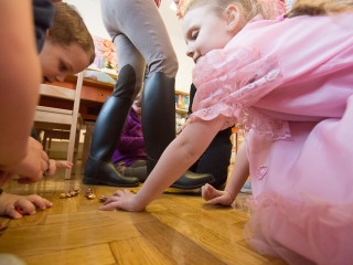 Kiszebáb égetés a Bóbita Óvodában - fotó: Ónodi Zoltán