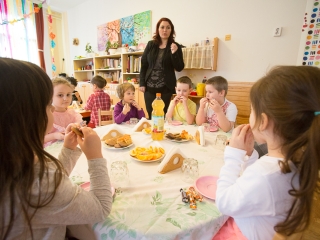 Kiszebáb égetés a Bóbita Óvodában - fotó: Ónodi Zoltán