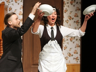 Új bemutatóra készülnek a színházban - Mirandolina - fotó: Sándor Judit