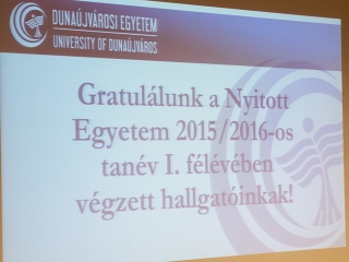 I. Nyitott Egyetem oklevélátadó - fotó: Ónodi Zoltán