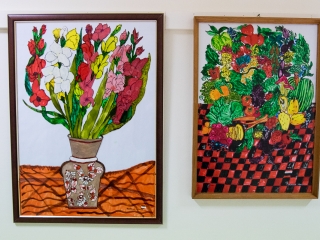 MMK Galéria: Katona Ilona üvegfestő kiállítása - fotó: Ónodi Zoltán