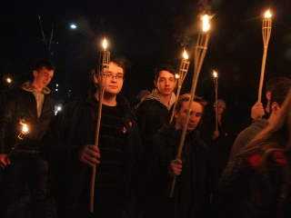 Rudasos fáklyás felvonulás - fotó: Sándor Judit