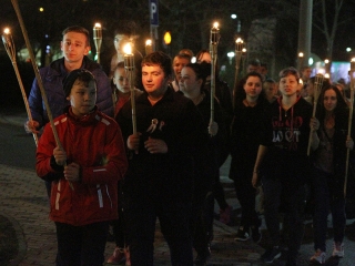 Rudasos fáklyás felvonulás - fotó: Sándor Judit