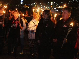 Rudasos fáklyás felvonulás - fotó: Sándor Judit