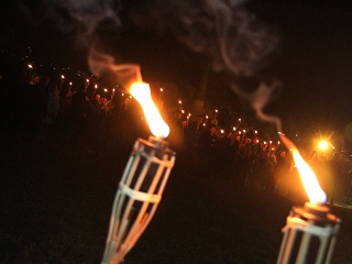 Rudasos fáklyás felvonulás - fotó: Sándor Judit