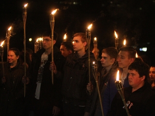 Rudasos fáklyás felvonulás - fotó: Sándor Judit